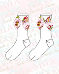 Pink Grinchmas Socks (Pre Order)
