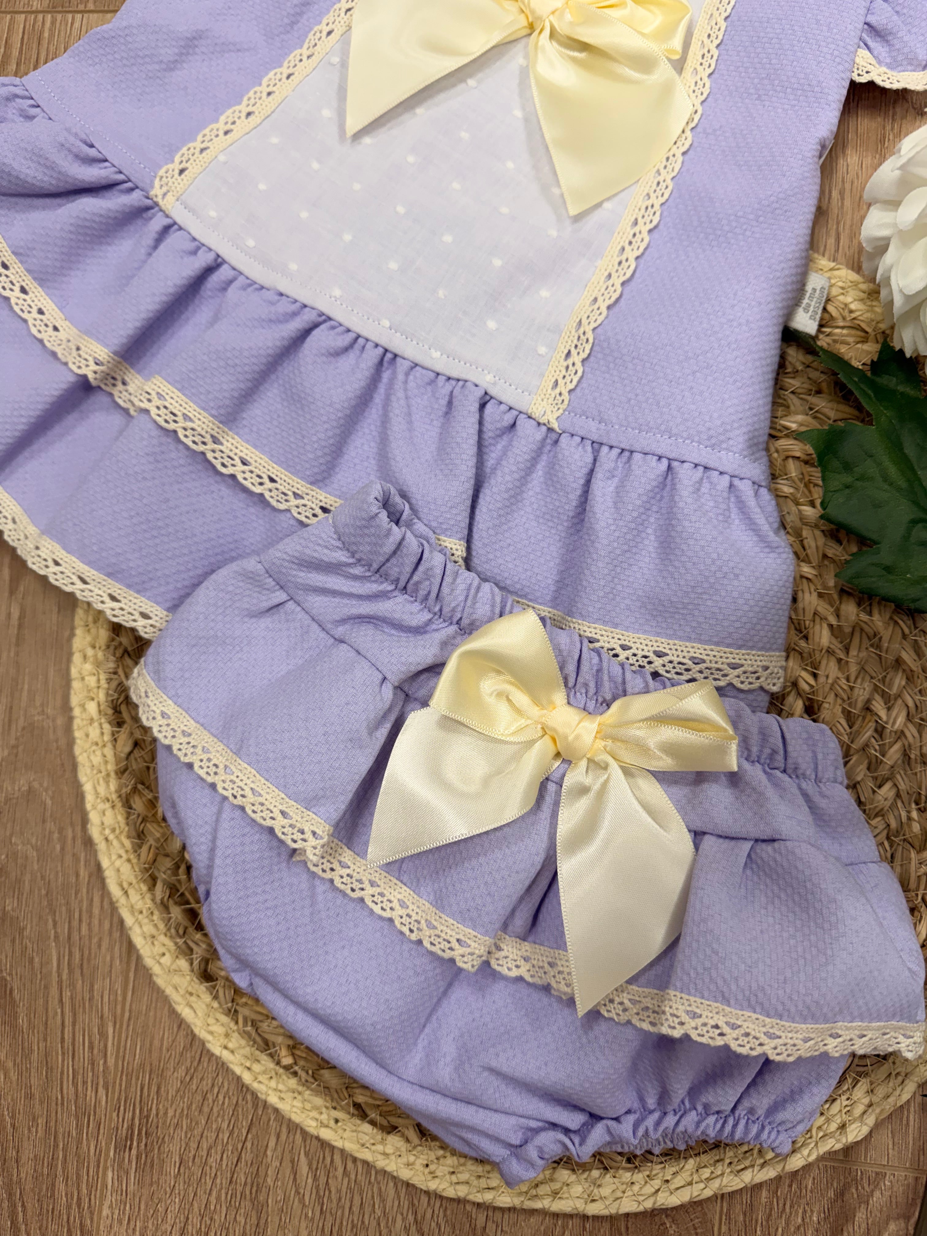 Lilac A Line Dress & Knicker Set