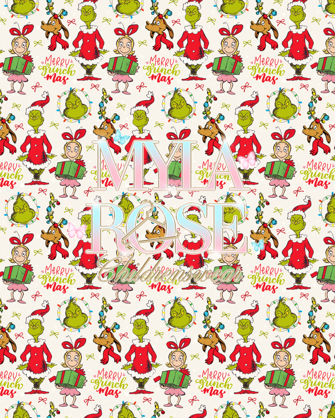 Boys Grinchmas Smocked Pyjamas (Pre Order)