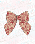 Traditional Christmas Bow Clip (Pre Order)