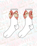 Striped Santa Socks (Pre Order)