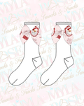 Girly Ho Ho Ho Socks (Pre Order)