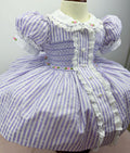 Penelope Purple Hand Smocked Dress With Knickers & Hair Accessories (Pre Order)